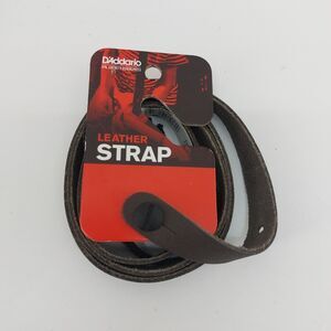 D'Addario Planet Waves Leather Strap Guitar Strings Musical Instruments Dk Brown